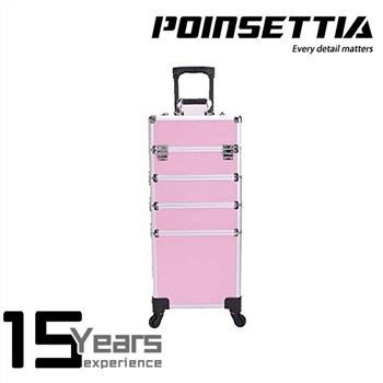 Rozā noņemams kosmētikas korpuss